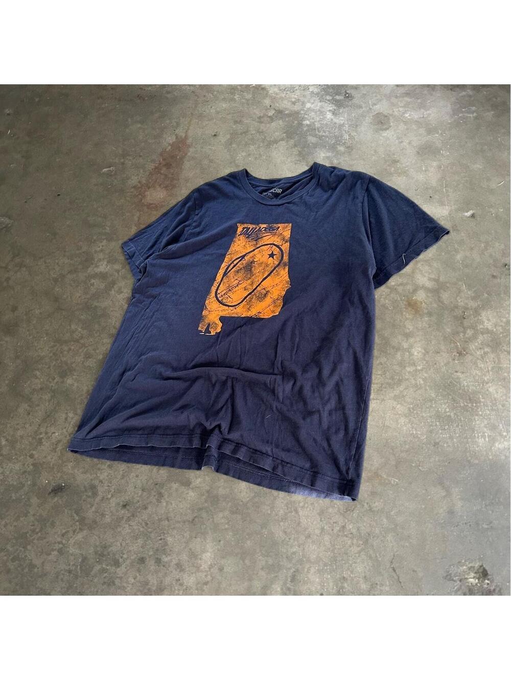 Y2K Old-School Looking NASCAR Navy Graphic Tee